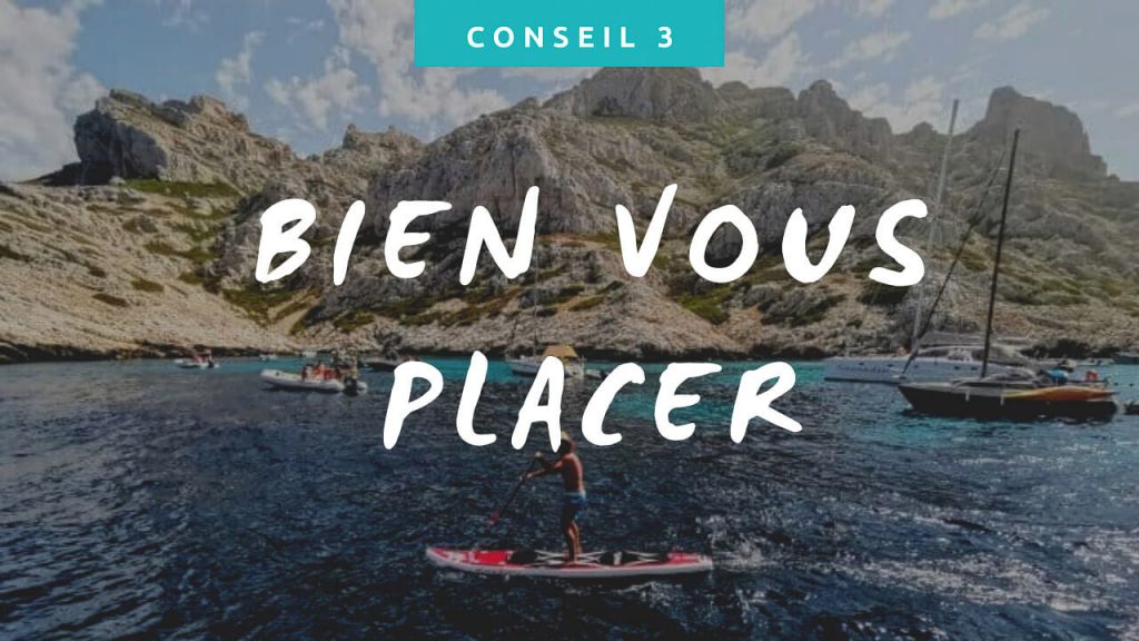 Conseil paddle position SUP